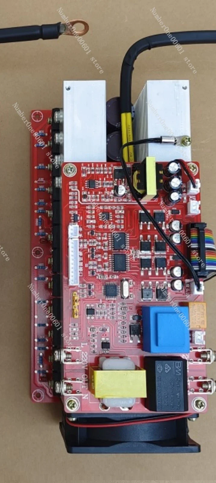 

LCD Screen Display Power Frequency Inverter PCB Motherboard 12v To 72v Universal