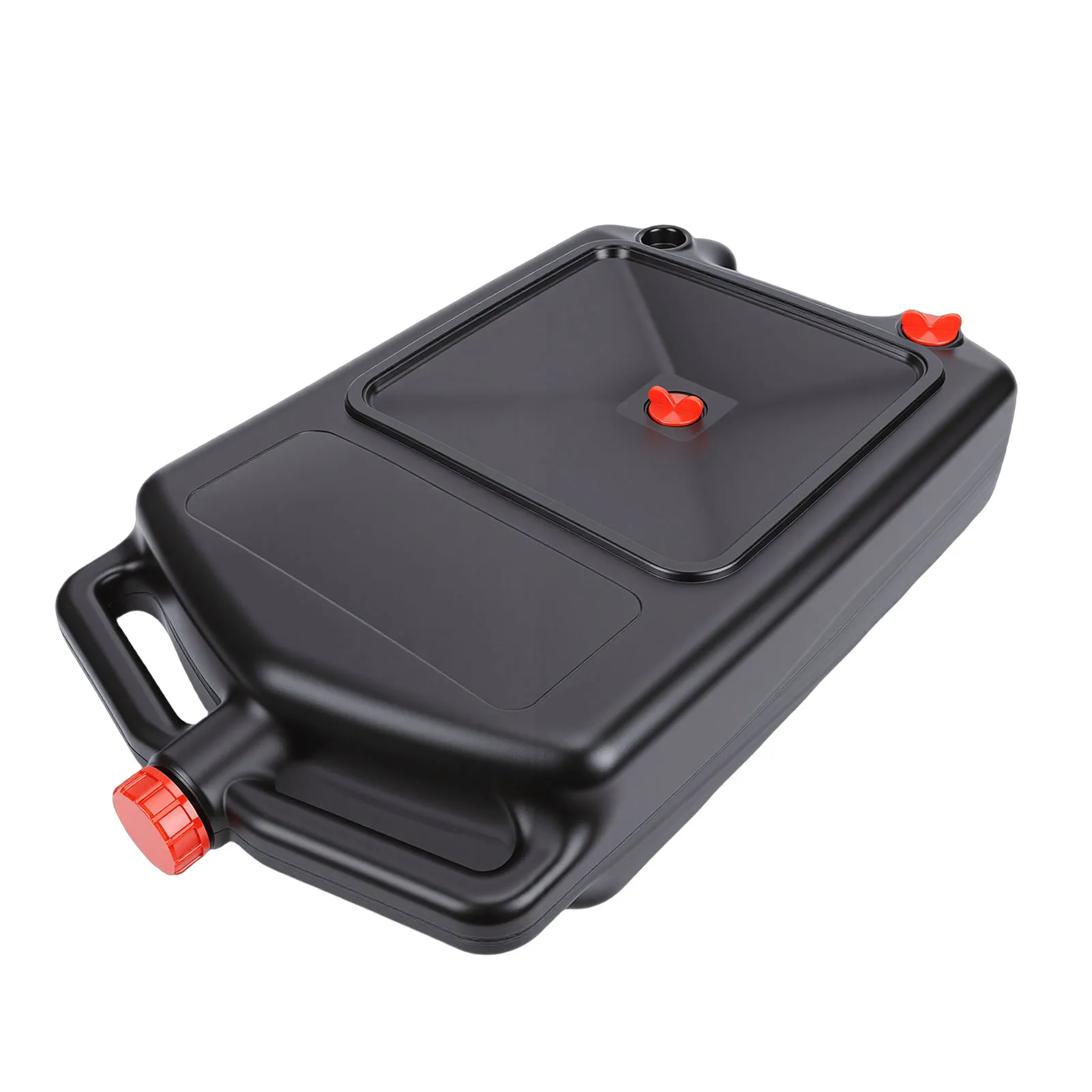 

Oil Drain Container 12L Capacity Multifunctional Low Profile Design Automotive Oil Drain Pan with Handle for ATVs Trucks Motorcy