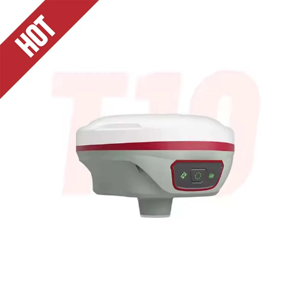 Sino T10 Rtk Portátil Totalmente Funcional 1590 Canais Super Rádio Integrado Pode Modificar o Idioma Usado para Levantamento de Engenharia