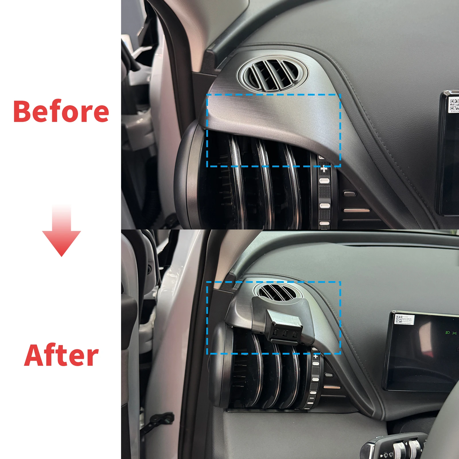 

GPS Bracket Car Mobile Phone Holder Navigation Stand Auto Accessories for BYD ATTO 3 YUAN PLUS EV 2022 2023 2024