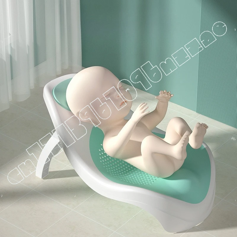 Baby Bath Reclining Bath Rack Can Sit and Lie Down Baby Tub Support Rack Newborn Net Universal Artifact