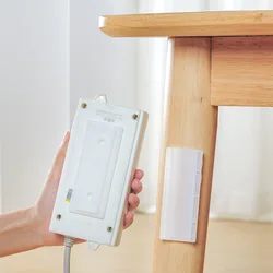 Self-Adhesive Desktop Socket Fixer Hanging Power Strip Cable Organizer Wall Holder Fixator Plug-in Removable Wall-Mounted Fixer