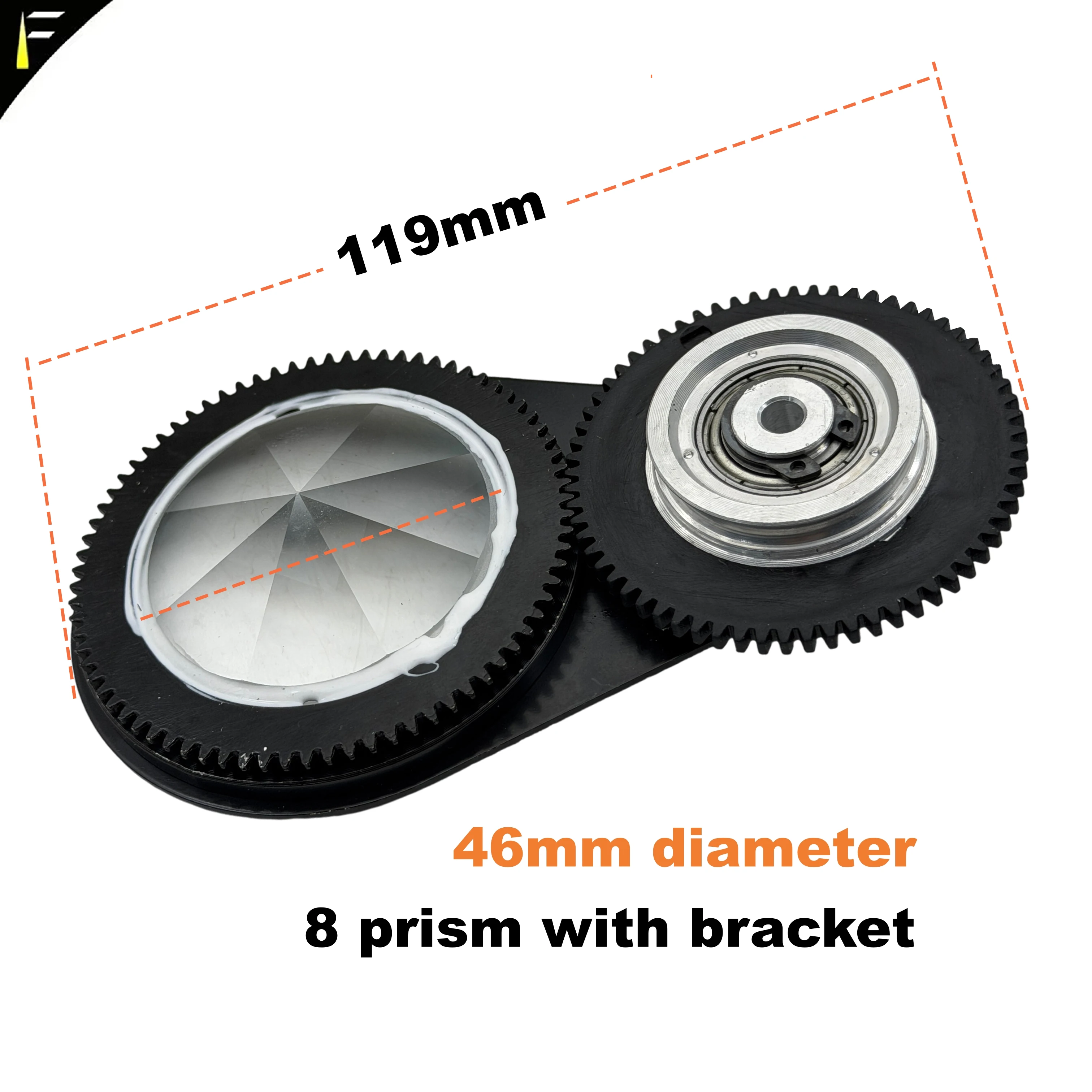 

5R 7R 230 260 9R Stage Spot Beam Light beehive Prism Len 8/16/24 Faces with Bracket for Dj LED Moving Head Spot Light