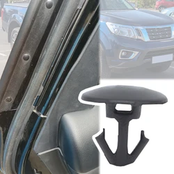 For Nissan Navara D23 2014 2015 2016 2017 2018 2019 2020 2021 NP300 Frontier Front Rear Door Upper Weatherstrip Seal Clips Rivet
