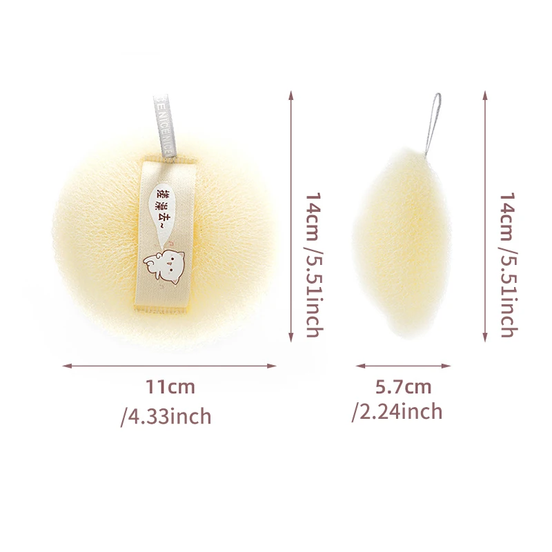 1 قطعة كرات حمام الإسفنج تنظيف فرشاة (نمط عشوائي) دش نفخة الجسم الأنظف التقشير أجهزة غسل كرة استحمام لوازم الحمام