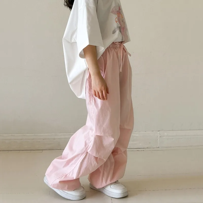 

Girls' Cargo Pants 2025 Spring Summer New Style Children's Cool Stylish Casual Thin Anti Mosquito Pants