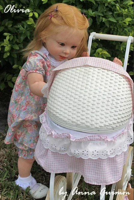 DLS-Kit de muñeca Reborn Poseble de 28 pulgadas, Bonnie con piernas de pie, extremidades, piezas de muñeca sin función con cuerpo y ojos