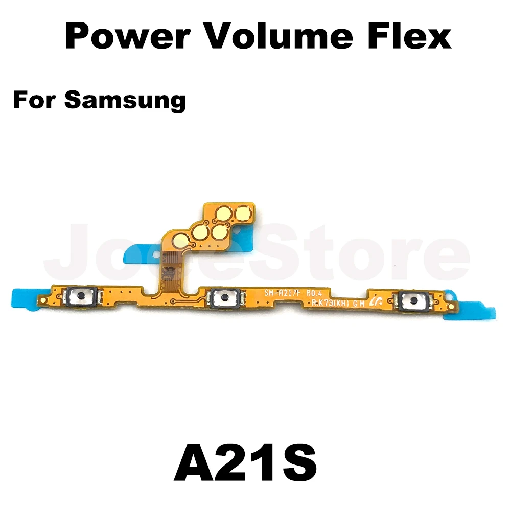 5pcs Power Volume Key Button Flex For Samsung A01 A11 A10S A30S A51 A10 A20 A30 A40 A50 A60 A70 Power On/Off Switch Button Cable