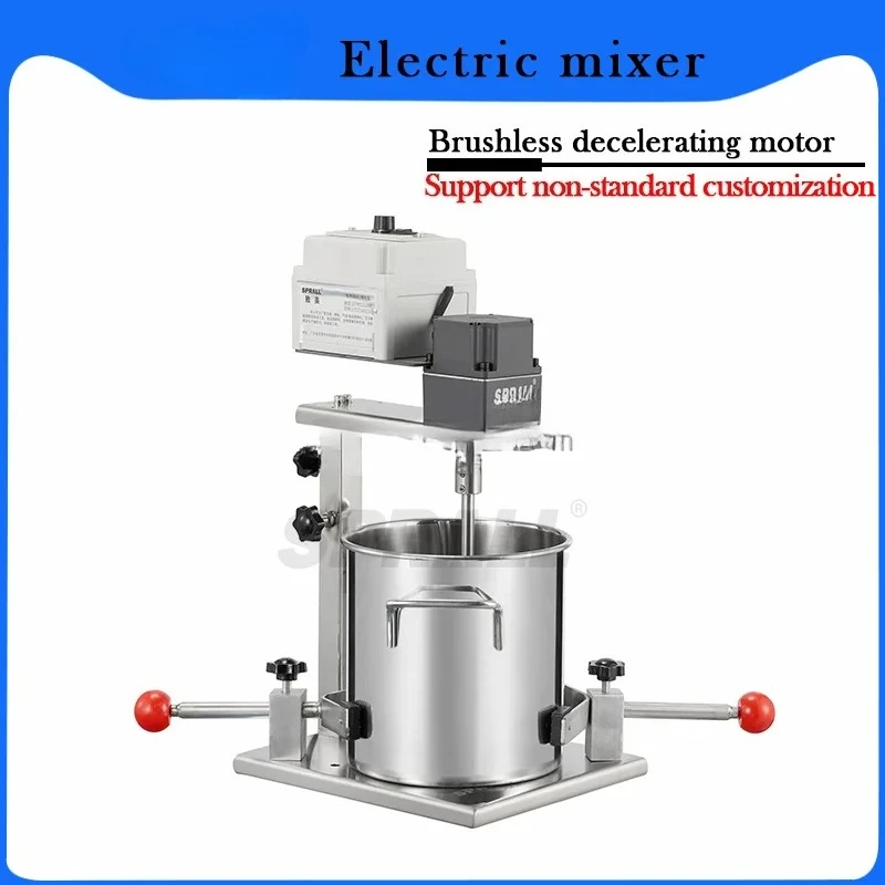 【HOT】SPRALL Ibc Tank Mixer Cosmetics Paint Shower Gel Shampoo Mixer Production Equipment Lab Agitator Electric Overhead Stirrers