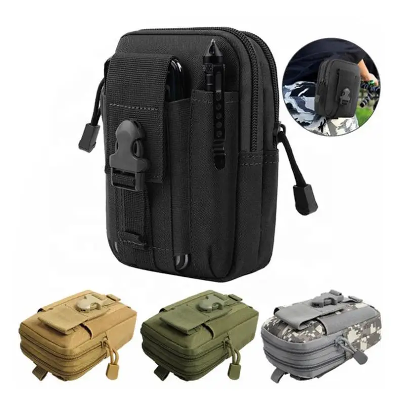 Taktische Molle-Tasche EDC Herren Gürtel-Hüfttasche Molle-Handytasche Utility-Gadget-Ausrüstung Werkzeug-Organizer-Tasche mit Handy-Holster