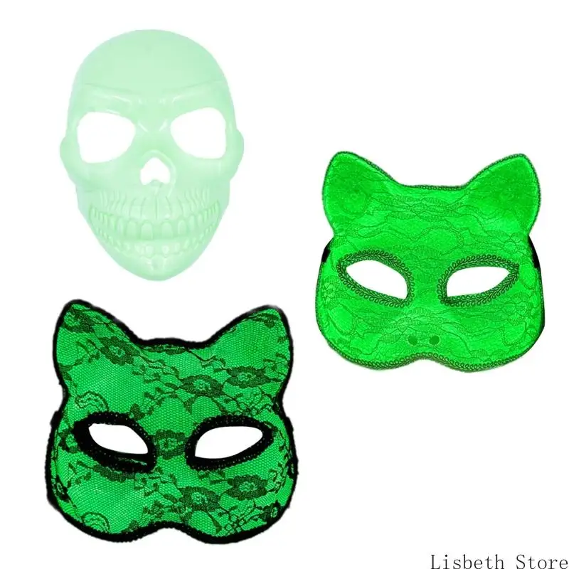 

124A Cats Masquerade Mask Night Lights Mask Venetians Mask Half Face Mask Party Mask