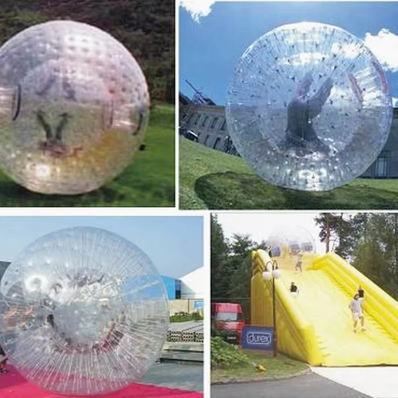 1.0mm PVC/TPU Inflatable Body Zorb Ball, 3m Diameter Good Price Inflatable Human Bowling For Rental Business