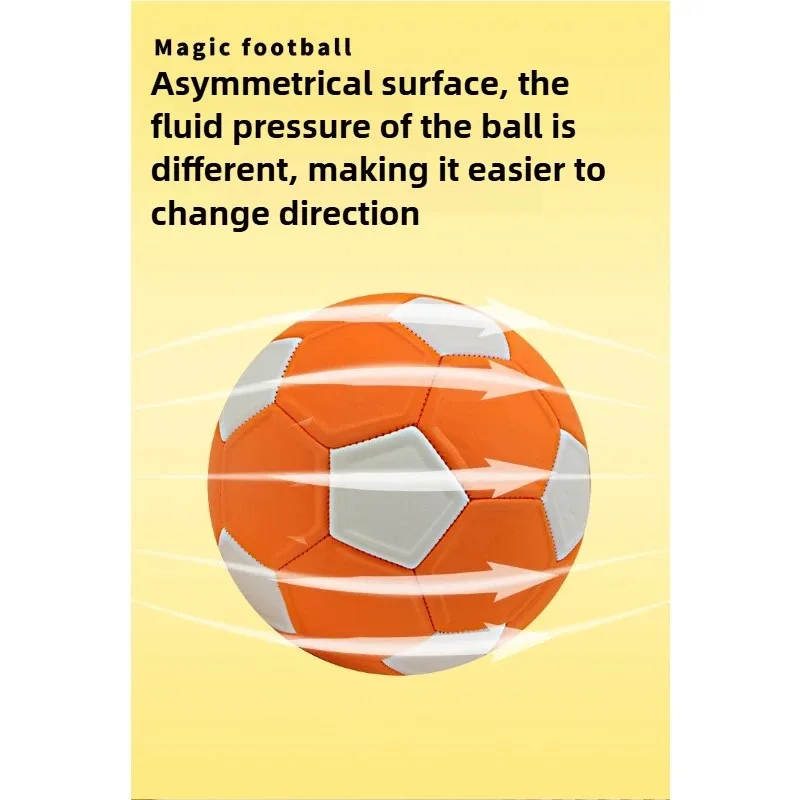 Volle Maan Kromzwaard Gebogen Bal Magische Voetbal Zwart Tech Kinderen Studenten Rotonde Curve Bal Slijtvaste Kick Lift Bal..