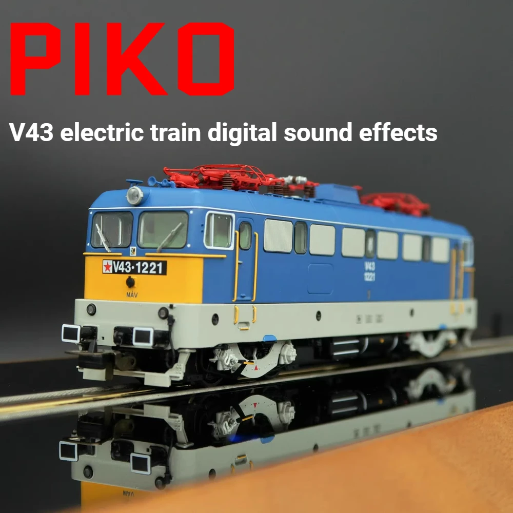 

PIKO HO 1/87 Toy Train 51443 V43 Electric Locomotive Digital Sound MAV 4th Generation Train Model Boy Toy Gift