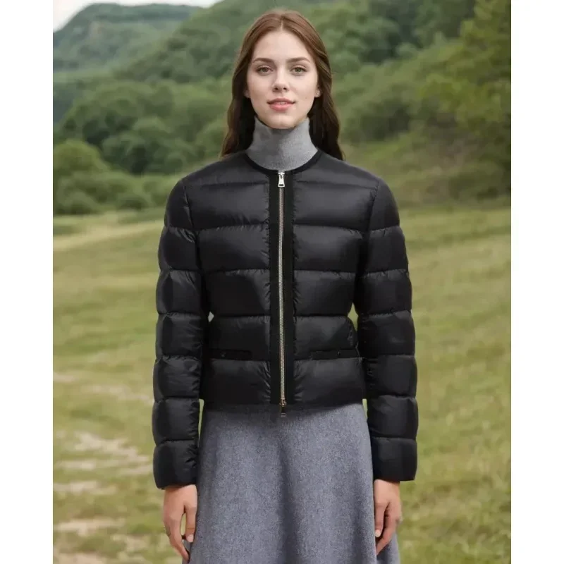 Doudoune en duvet d'oie pour femme, veste d'hiver MonAlexand* r, meilleur manteau d'hiver pour femme, fermeture éclair optique, combinaison de loisirs à la mode, 90