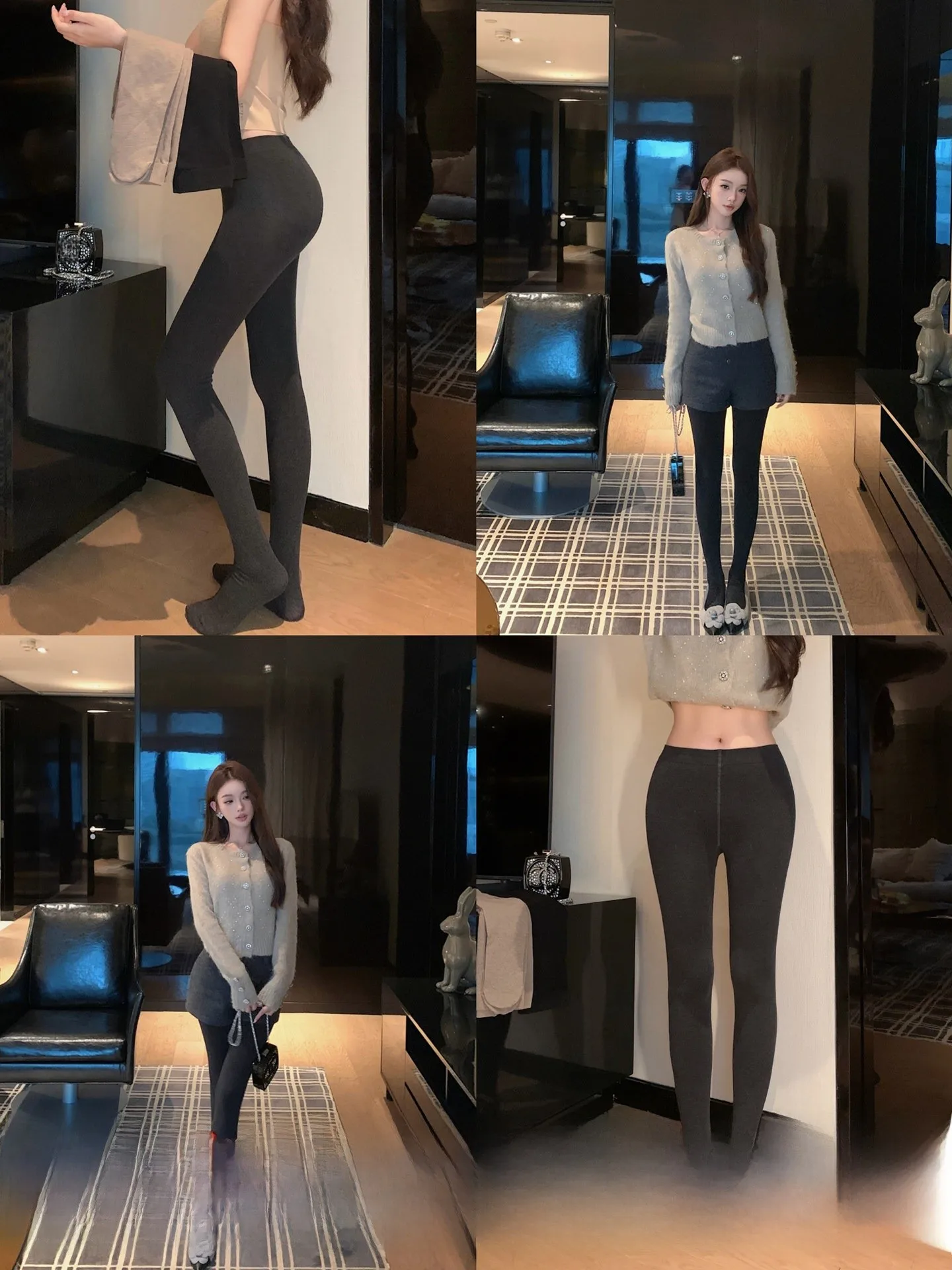 

Умные цветные леггинсы Smart eye для женщин: осенне-зимние длинные брюки с завышенной талией, функцией подтяжки бедер, для повседневной носки, базовый слой