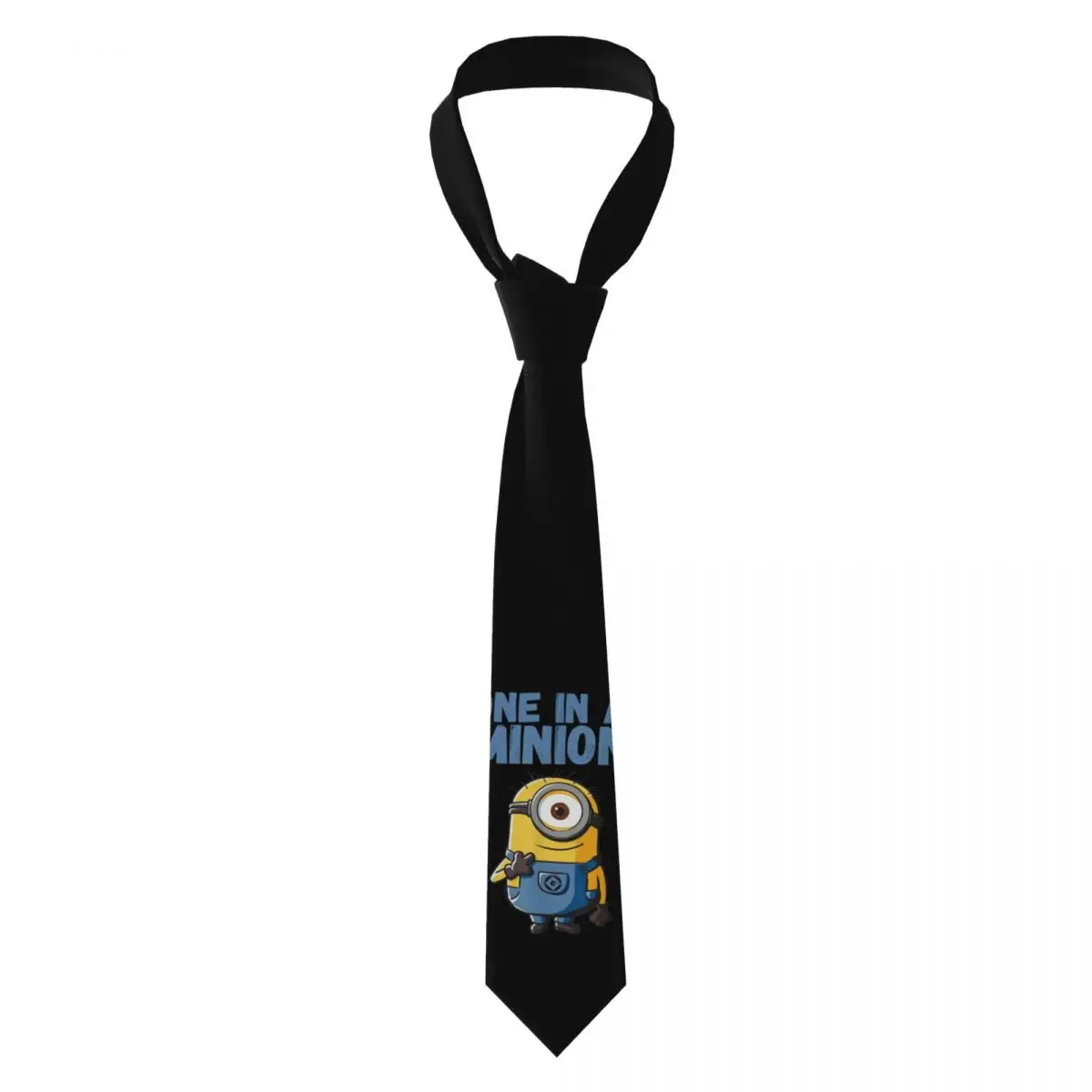 Personalized Despicable Me M-Miniones- Anime Necktie Men's Silk Neck Tie for Office