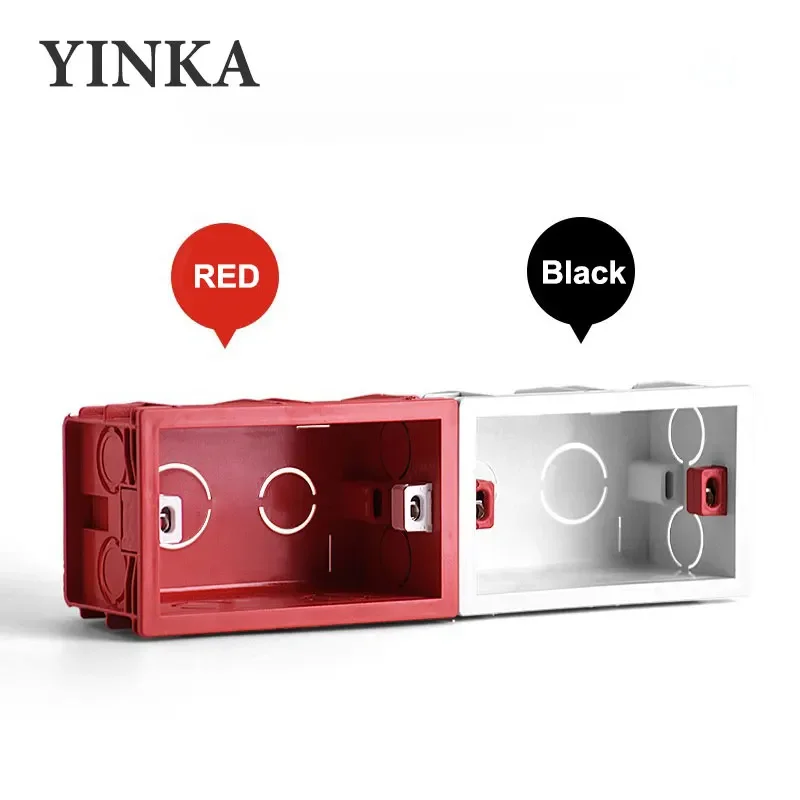 YINKA Installation Box Inside Box For 118 Type Switches And Socket Wiring Back Box Smart Switch Dark Box Wiring Box EU US