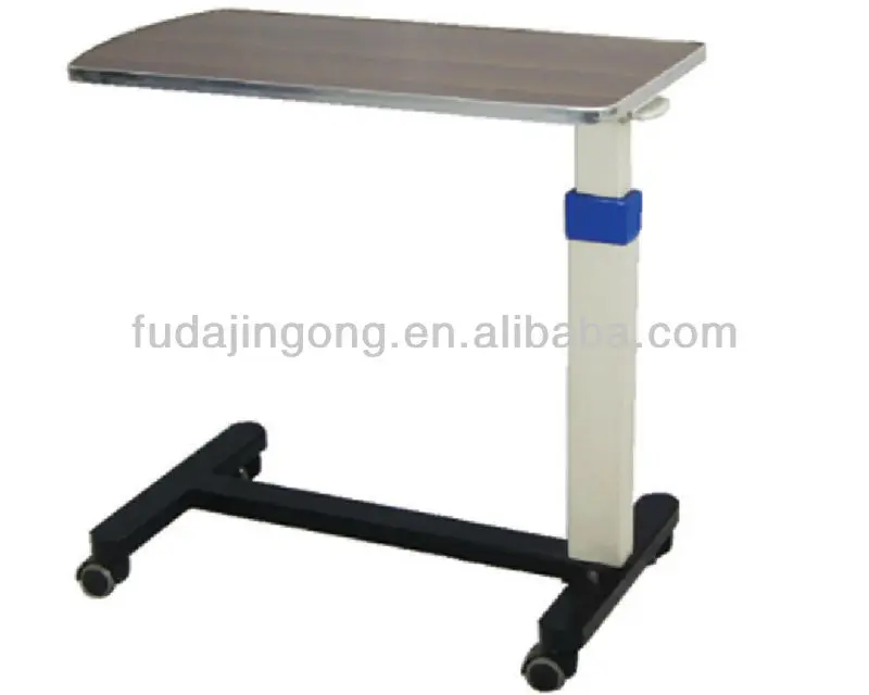 أثاث مستشفى عالي الجودة قابل للتعديل فوق طاولة السرير للمريض #6