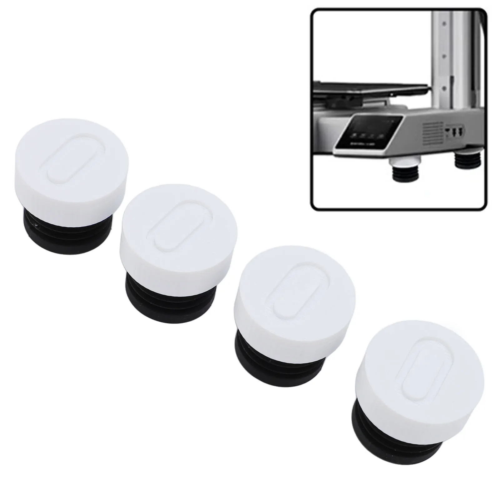 

4PCS 3D Printer Shock Absorbing Pad Anti Vibration Feet Rubber and ABS Anti Slip Shock Absorbing Pads Accessory for A1 Mini