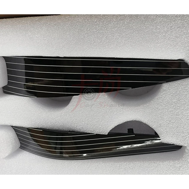 L2025Control central Conjunto de 6 piezas de interior de veta de madera de melocotón, modificación interior S W223 Panel interior negro piano