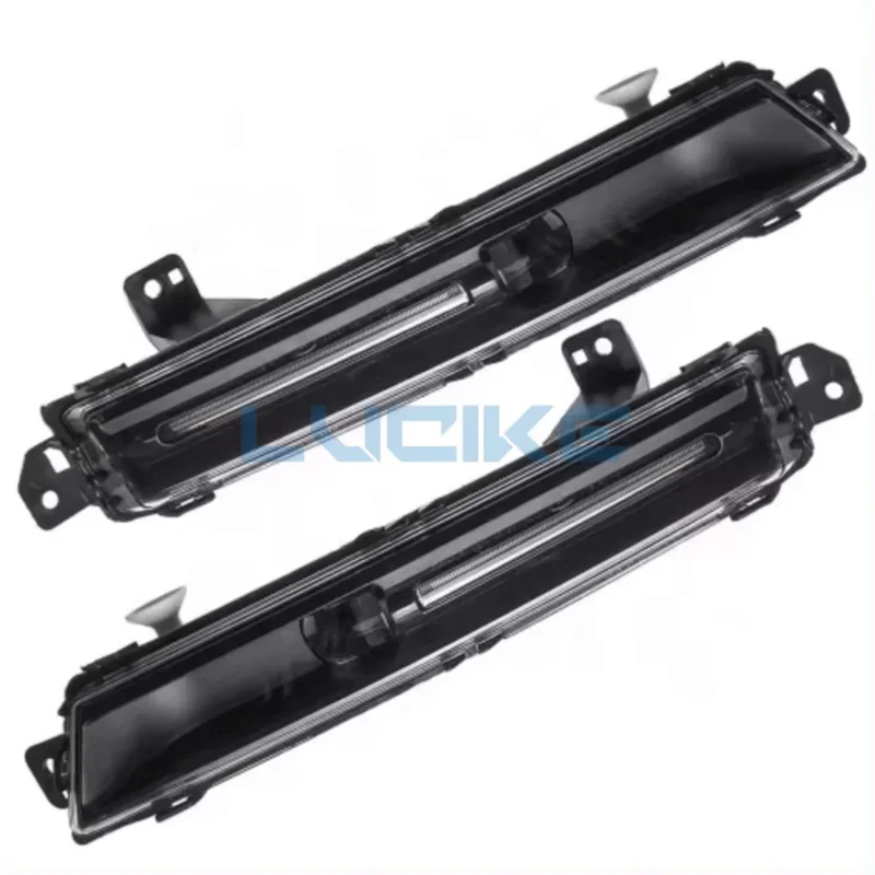 

LR098340 LR098343 Pair Black Front Bumper Light Assembly Fog Lamp For Land Rover Range Rover