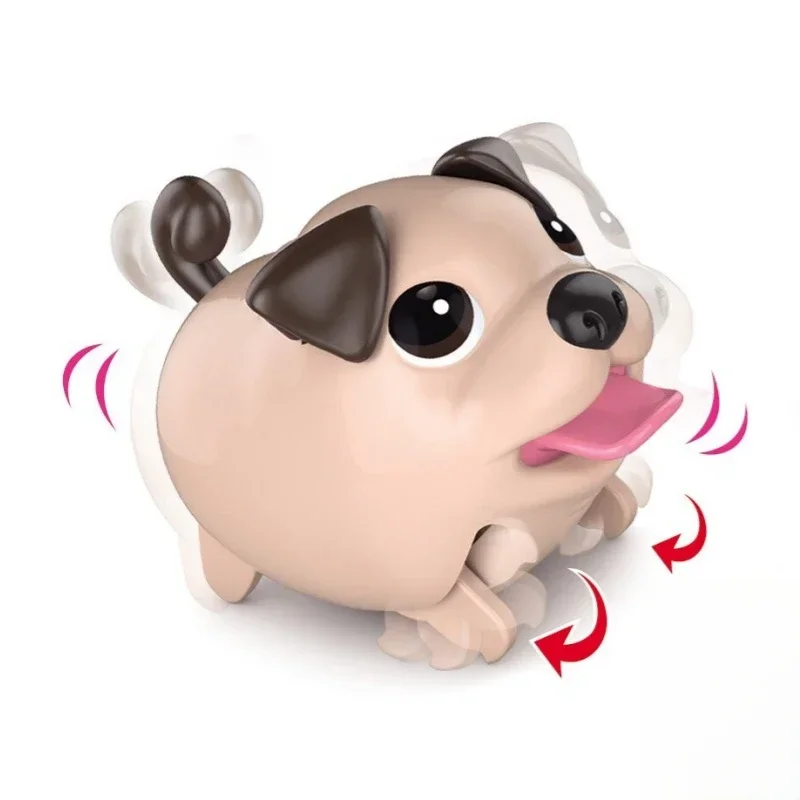Animaux électroniques chien dessin animé Animal robotique chambre d'enfants chiot interactif marche jouer jouet tout-petits enfants cadeau d'anniversaire