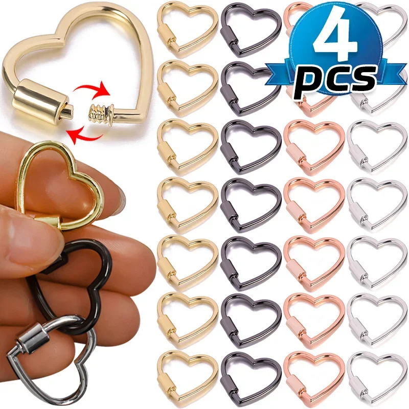 DIY Metal Connecting Buckle Convenient Ring Snap Handbag Hanging Rope Buckle Small Connector Clasp Bright Keychain Accessories