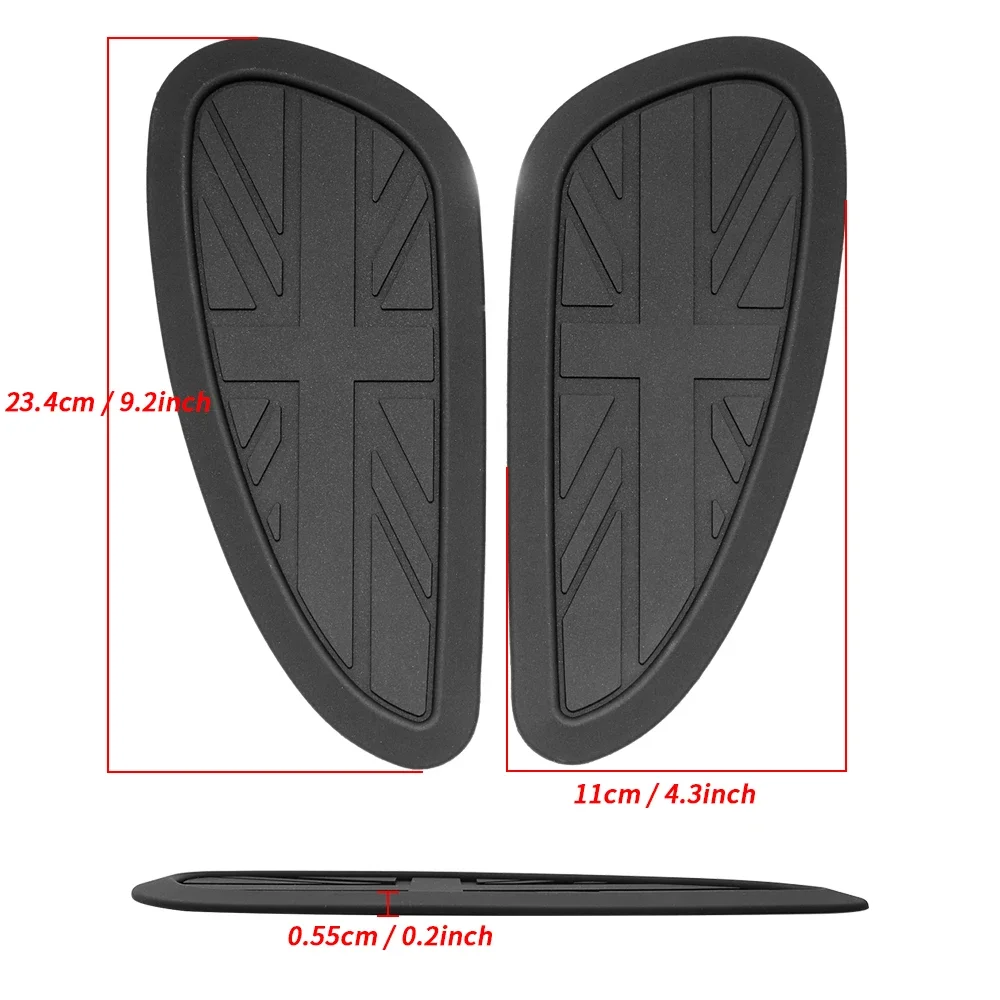 Motorcycle Side Tank Pad Sticker Decals Tankpad Fit For Royal Enfield Interceptor 650 Continental INT650 GT650 Street Twin 900