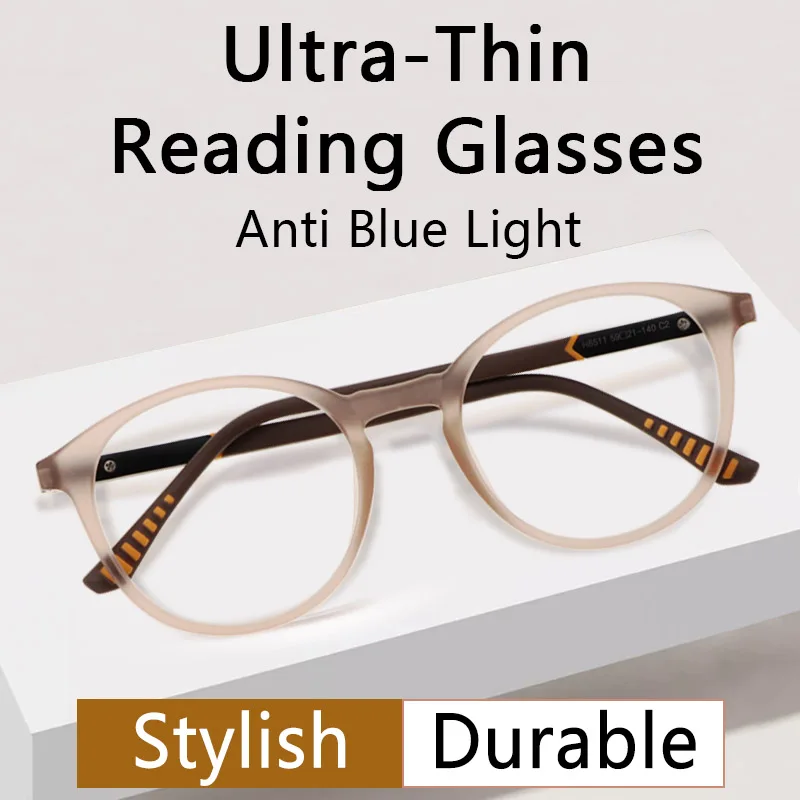 

Anti Blue Light Ultra-Thin Reader - Stylish, Unisex, High Optical Quality Readers Comfortable, Scratch Resistant Reading Glasses