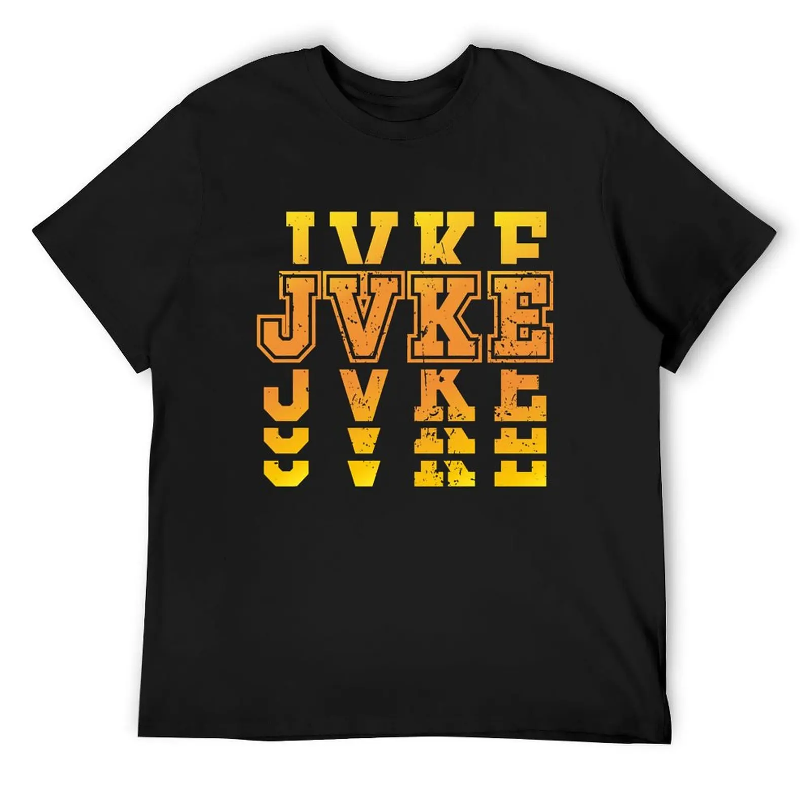 

jvke T-Shirt Short sleeve tee sports fans oversizeds big and tall t shirts for men