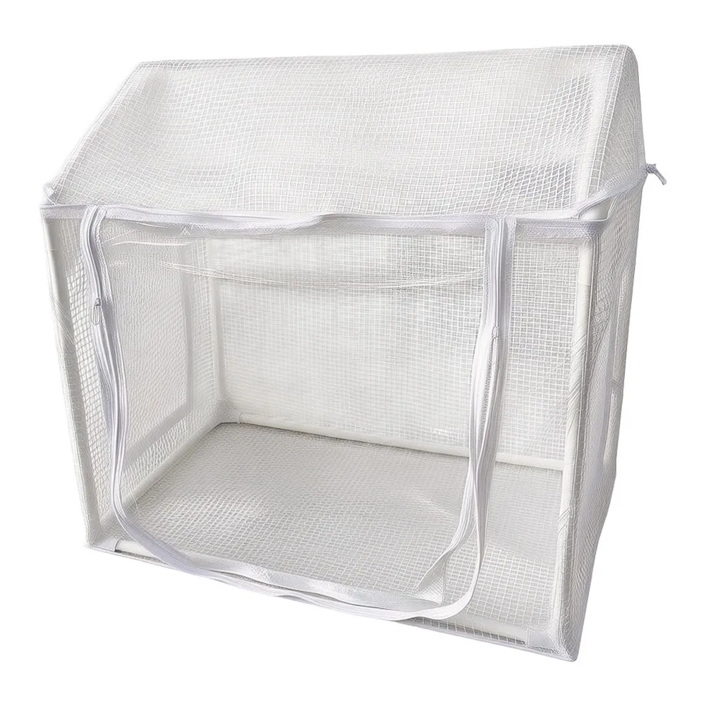 Compact Tabletop Greenhouse 60x40x60cm Transparent Cover Designed for Optimal Light Transmission and Ventilation