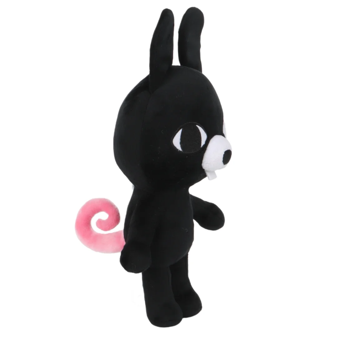 Kawaii Ratthew Plush Toy Animal Hospital Game Toys Ratthew Black Rabbit Toys Soft Stuffed Doll Animal Hospital Gift Toy for Kids view 3