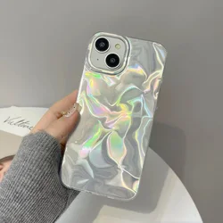 Simple Transparent Water Ripple Soft Case For infinix Smart 9 8 Plus 6 7 Hot 50i 40 30i 30 11 10 Note 40 30 Pro Spark Go 10 Pro