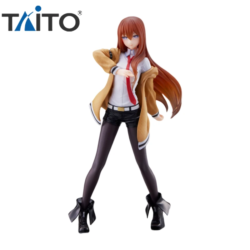 

100%Original TAiTO Coreful Makise Kurisu Anime Figure Steins;Gate PVC Action Figure Boxed Collection Model Toys Ornaments Gifts