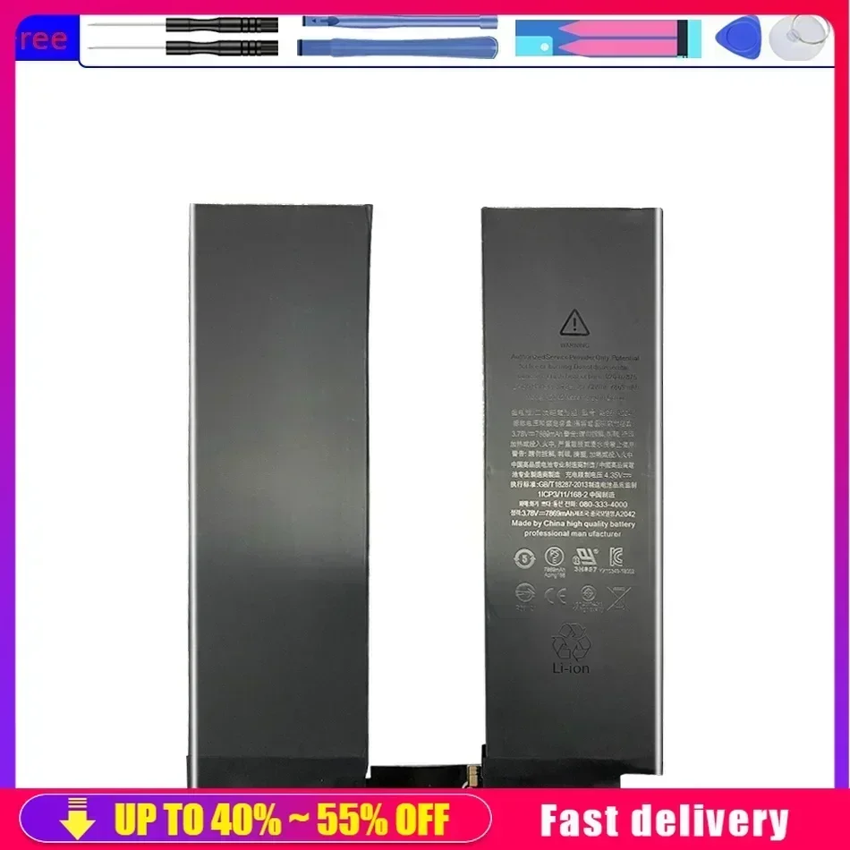 Tablet  Portable Battery For iPad Pro 11 2018 A1980 A2013 A1934 A1979 A2042 2020 A2228 A2230 A2231 2rd 2th Replacement Batteries