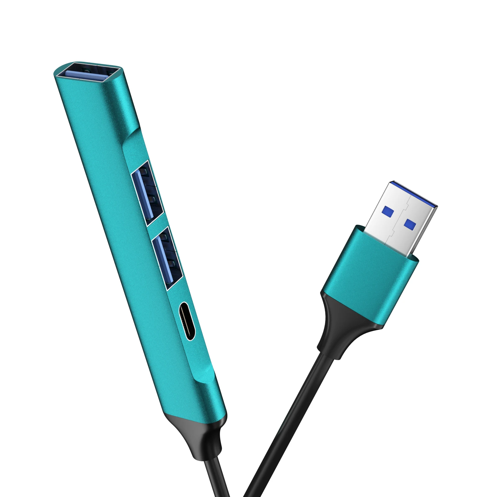 10 STKS High-Speed 4-in-1 USB-C Hub Nieuwe Generatie Multi-Port Expander Voor Telefoons & Computers USB 3.0 High-Speed Data Transfer Spl