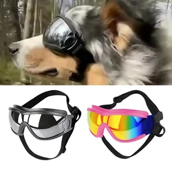 New Adjustable Dog Goggles Cute Sunglasses Anti-UV Sun Glasses Eye Wear Protection Black Dogs Windbreak Eyeglasses Pet Supplies