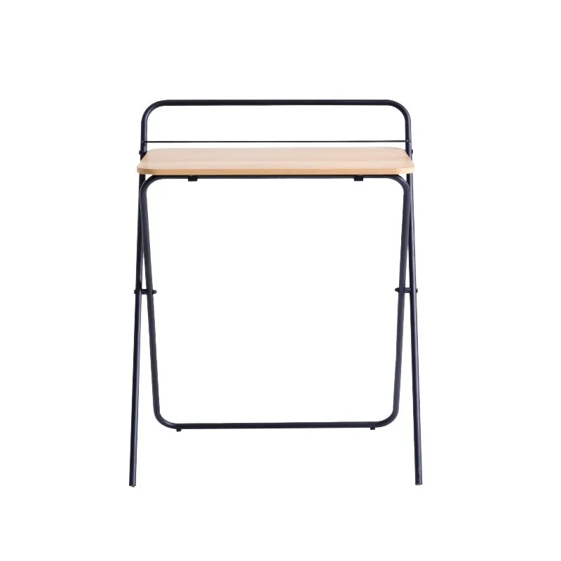 folding-table-installation-free-small-simple-computer-desk-office-black-long-table-rental-room-portable-learning