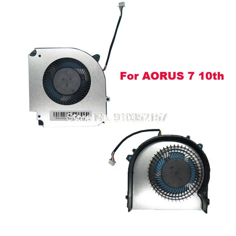 Imagem -01 - Portátil Cpu Gpu Ventilador para Gigabyte para Aorus 10th para Aorus kb mb sb Rp47 Novo portatil cpu gpu ventilador para gigabyte para aorus 10th para aorus kb mb sb rp47 novo 01