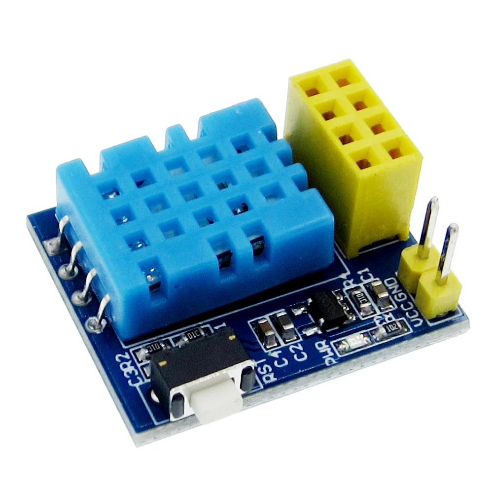 10 buah ESP8266 ESP-01 ESP-01S DHT11 modul Sensor kelembaban suhu esp8266 Wifi NodeMCU IOT rumah pintar (dengan ESP01)