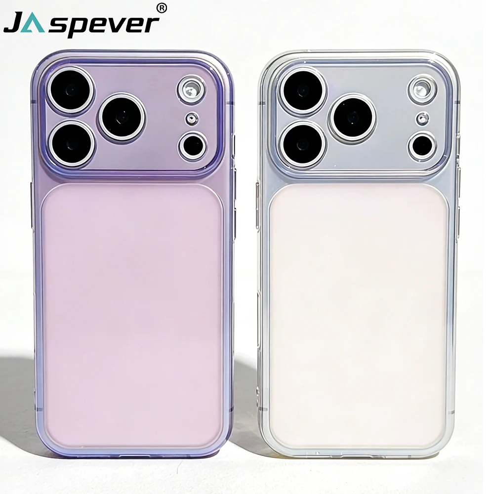 Прозрачный матовый силиконовый ультратонкий чехол Candy Color для iPhone 17, 16, 15, 14, 13 Pro Max, 17 Pro Max, 17