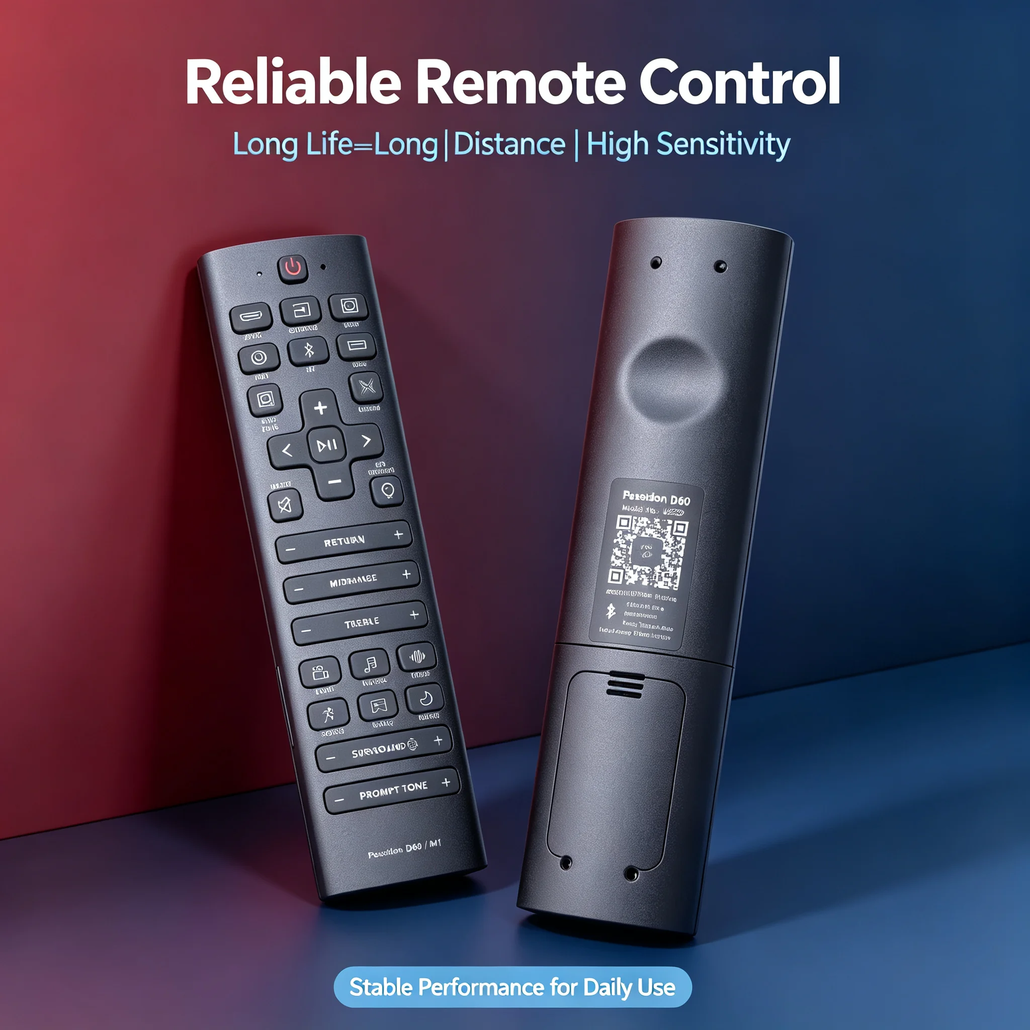 Remote Control U2520 For Ultimea POSEIDON D60/M4T Dolby Atmos SoundBar