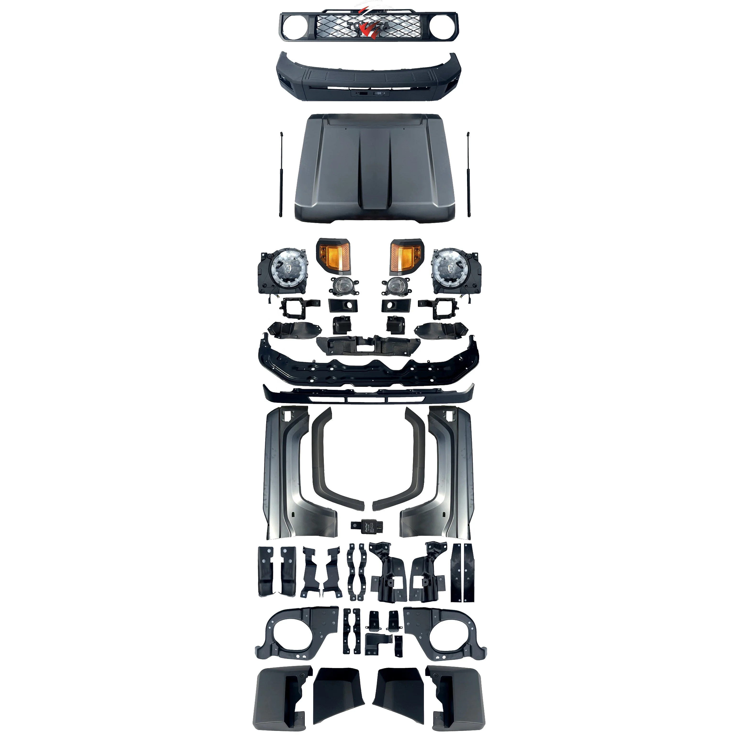 

Facelift Body Kit for 1984-2022 Toyota Land Cruiser 70 Series Upgrade to 2024 Version