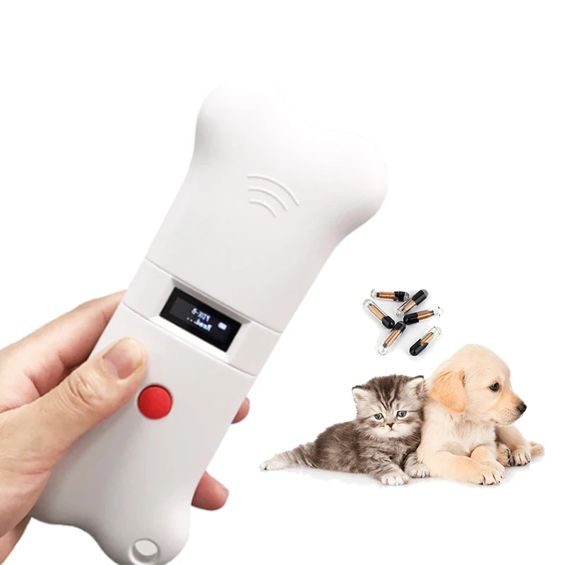 Portable Handheld ISO11784/5 RFID For Animal Microchip Reader 134.2KHZ USB Communication Interface