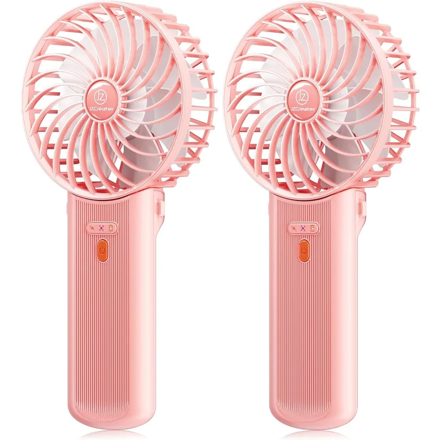 

Мини-ручной вентилятор Портативные перезаряжаемые вентиляторы Тихий 4-скоростной 2в1 USB-настольный вентилятор с батарейным питанием Маленькая складная подставка Электрический вентилятор