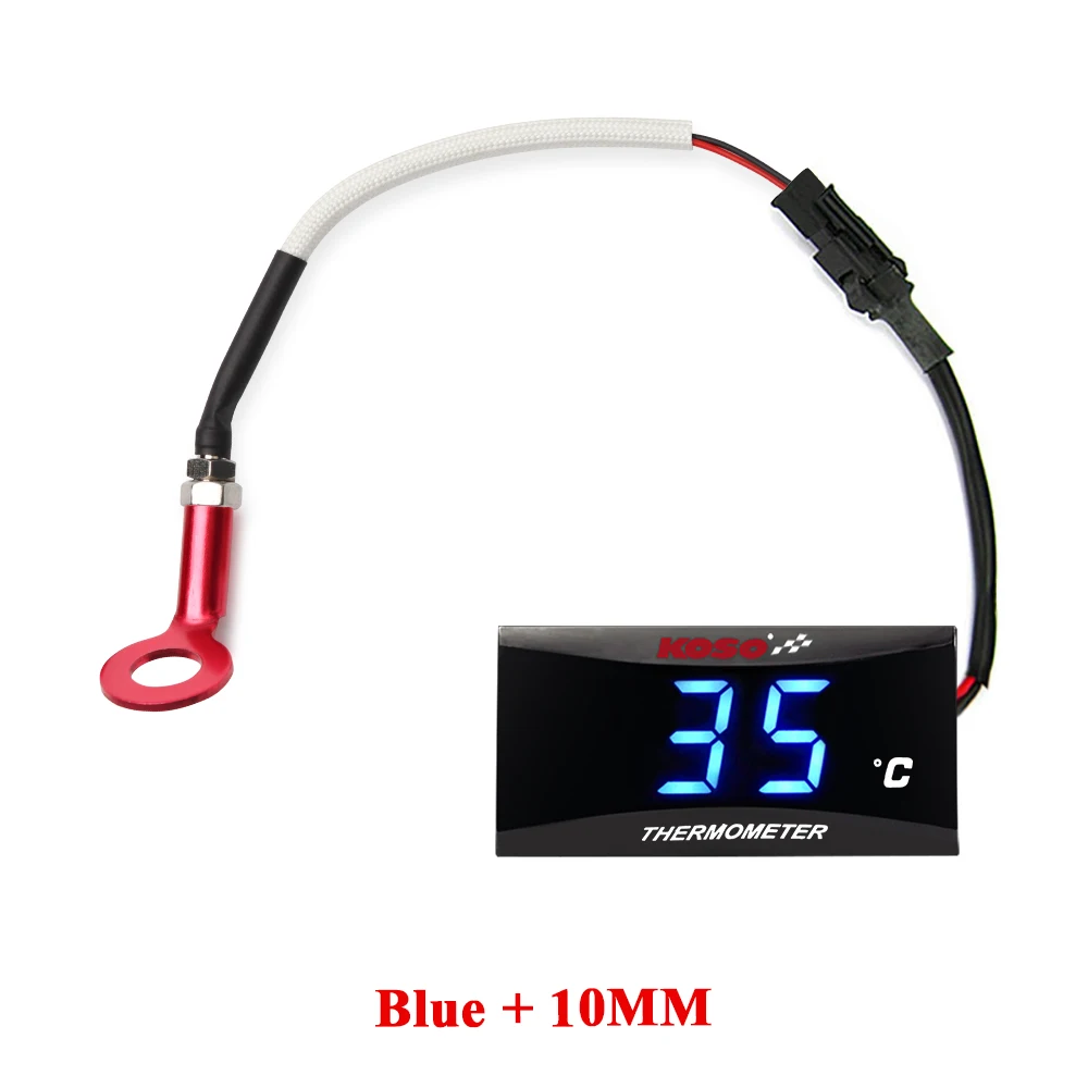 KOSO cilinderkop temperatuurmeter Motorfiets LCD Digitale Scherm Sensor SAMCI Universele cilinder Temp Meters ﻿