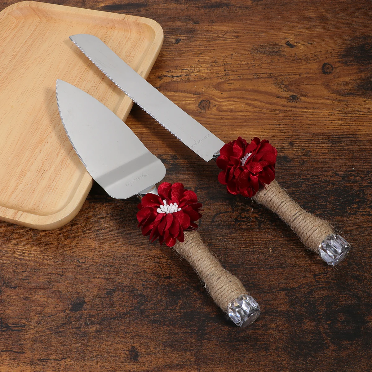 

Cake Knife Spatula Wedding Accessories Pastry Pie Server Tableware Spatulas Birthday Handle Baking Equipment