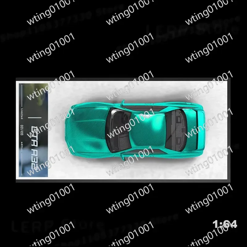 for X-T 1:64 GTR R32 Diecast Alloy Vehicle Miniature Toy for Showcase Gift Hobbyist Detailed Realistic Replica