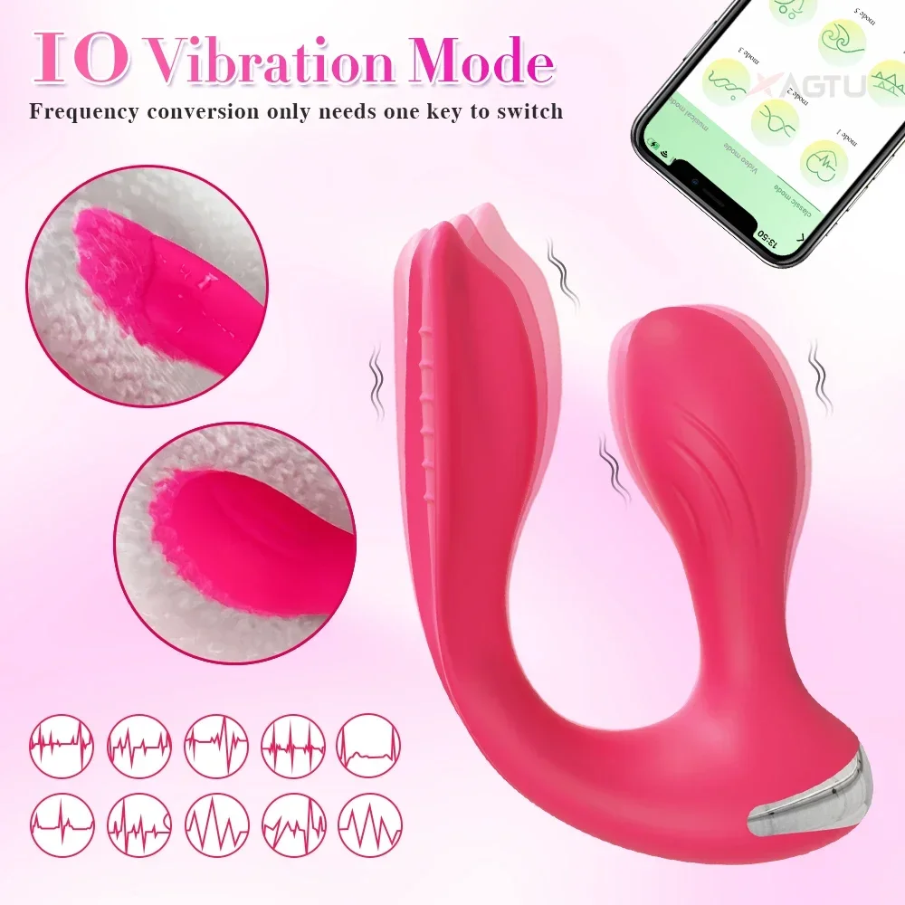 2 in 1 Sex Toys Anal Plug Penetration Vagina Vibrator Masturbation Tools for Couple Anal Masturbator Butt Plug Vibrating 18